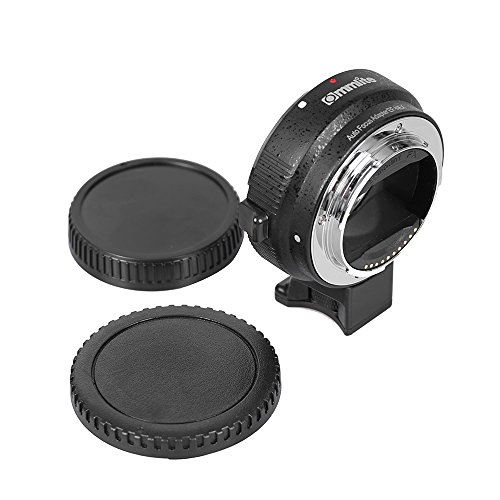 Commlite オートフォーカスEF-NEX EF-EMOUNT FX レンズマウントアダプター Canon EF EF-S レンズ→Sony E マウント NEX 3/3N/5N/5R/7/A7 A7R フルフレーム【並行輸入品】