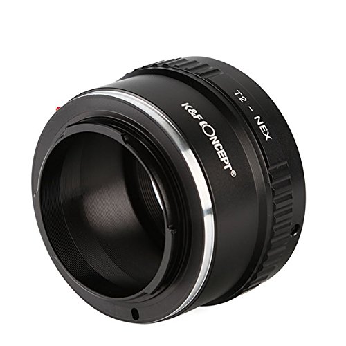 [正規代理店]K&F T2-ソニー SONY NEX Eマウントアダプター レンズクロス付 t2-nex (KFNEX)