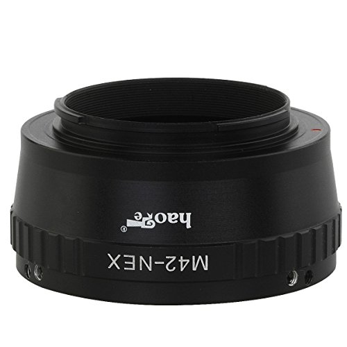 Haogeレンズマウントアダプタfor 42 mm m42マウントレンズto Sony・EマウントNEXカメラα NEXなど、α NEX、NEX - 5 N、NEX - 7、nex-7 N、- c3、NEX - f3、a6300 , a6000、a5000、a3500、a3000、nex-vg10、vg20銅