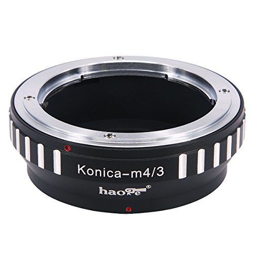 Haoge手動用レンズマウントアダプターKonica ARマウントレンズをOlympusとPanasonicマイクロフォーサーズMFT m4 / 3 m43マウントカメラ