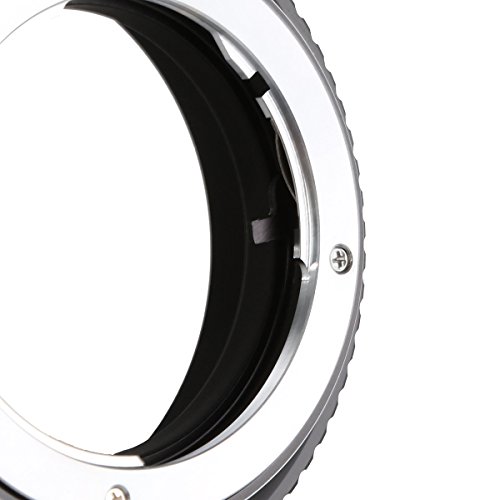 K&F Concept マウントアダプター Olympus OMレンズ- FUJIFILM Gシリーズカメラ装着 無限遠実現 艶消し仕上げ 反射防止 高精度