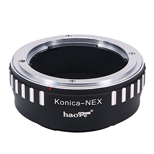 Haoge手動用レンズマウントアダプターKonica ARマウントレンズをSony EマウントNEXカメラとしてα NEX、α NEX、NEX - 5 N、NEX - 7、nex-7 N、- c3、NEX - f3、a6500、a6300 , a6000、a5000、a3500、a3000、nex-vg10、vg20