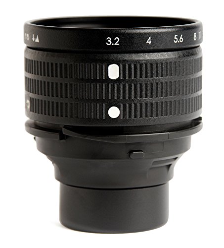 Lensbaby レンズユニット Edge 50 optic レンズユニット単体 80mm F3.2 絞り羽根内蔵 レンズベビー光学系交換システム対応