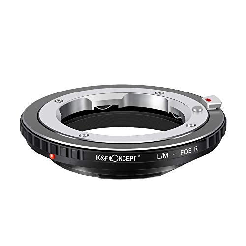 K&F Concept マウントアダプター L/M-EOS R Leica Mレンズ-Canon EOS Rカメラ装着用 無限遠実現 高精度「メーカー直営店」