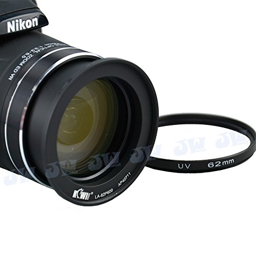 KIWIfotos Nikon COOLPIX P600専用レンズアダプター 62mm LA-62P600