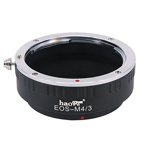 Haoge手動レンズマウントアダプタfor Canon EOS EF EFSレンズをOlympusとPanasonicマイクロフォーサーズMFT m4 / 3 m43マウントカメラ