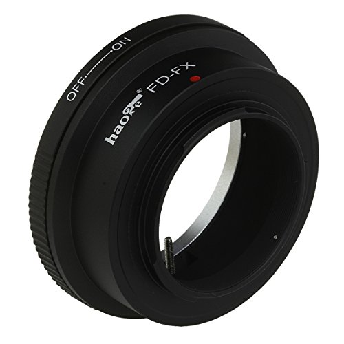 Haogeレンズマウントアダプタfor Canon FDレンズをFujifilm x-mountカメラなどx-a1、x-a2、x-a3、x-a10、x-e1、x-e2、x-e2s、x-m1、X - pro1、x-pro2、X - t1、x-t2、x-t10、x-t20