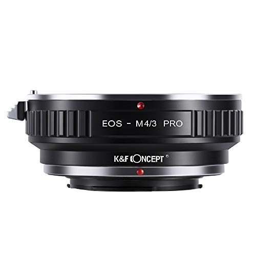 K&F Concept マウントアダプター Canon EOSレンズ-M4/3カメラ装着 PRO 艶消し仕上げ 反射防止 メーカー直営店