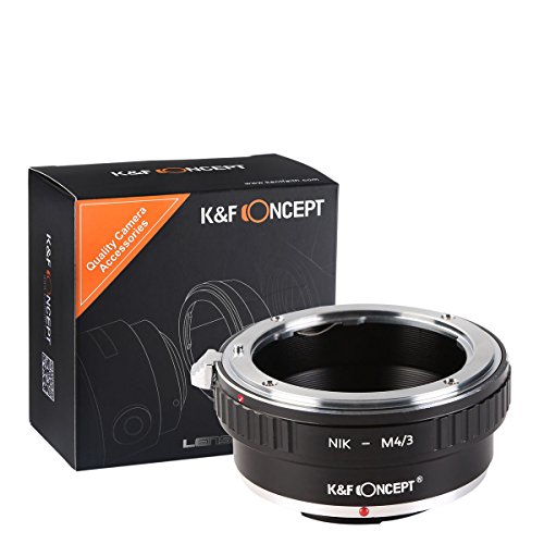 K&F Concept® マウントアダプター Nikon AIレンズ- Micro 4/3、レンズ拭きセット