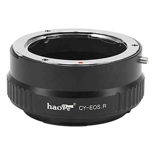 Haoge マニュアルレンズマウントアダプター Contax Yashica C/Y CYレンズ用 Canon EOS R等のCanon RFマウントカメラ用