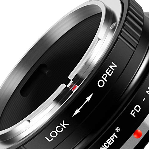 K&F Concept マウントアダプター Canon FDレンズ-Nikon Zカメラ装着 キヤノンFD-ニコンZ 無限遠実現 高精度「メーカー直営店」