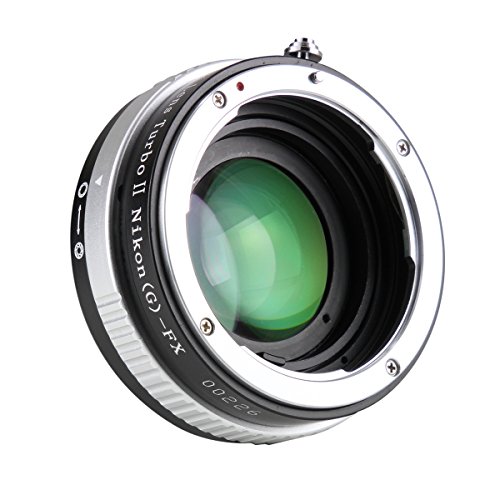 中一光学 (ZHONG YI OPTICS) フォーカルレデューサー マウントアダプター Lens Turbo Ⅱ N/G-FX (ニコンFマウント(Gシリーズ対応) レンズ → 富士フイルムXマウント)