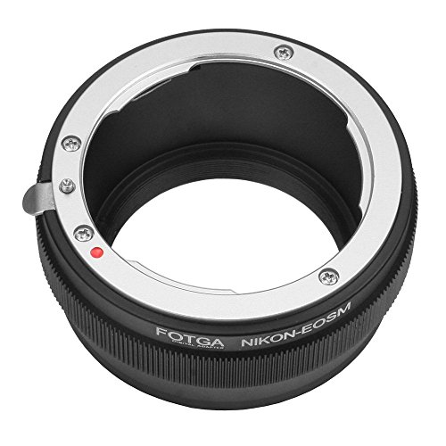 (フォトガ)FOTGA ニコンFマウントアダプターレンズ    キヤノンEOS M EF-Mミラーレスカメラ用
