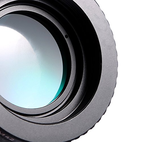 K&F Concept® M42 マウントアダプター M42-NIKON M42マウントレンズ- Nikonマウントカメラ装着用レンズアダプター マウント変換アダプター ガラス付き