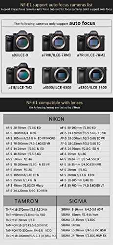 【国内正規代理店・一年保証】 VILTROX NF-E1 電子接点付マウントアダプター Nikon F Mount series lens to Sony E Mount series Body 日本語の保証書・版取扱説明書付