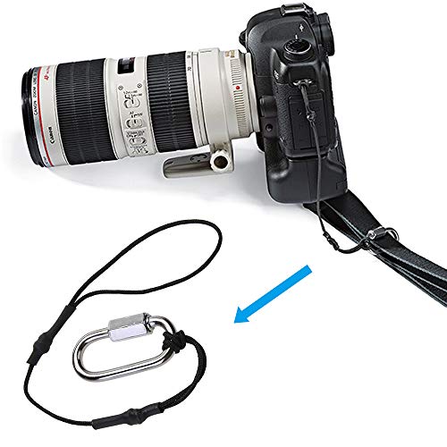 4パックのカメラテザー安全カメラストラップ、Dakuan DSLRカメラとミラーレスプロカメラ用カメラストラップ