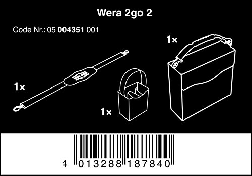 Wera(ヴェラ) 2GO ツールバッグ 3点セット 004351