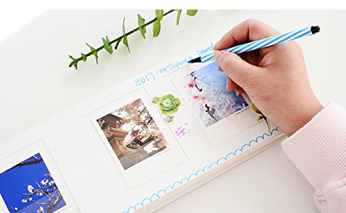 写真アルバムを挿入することができますdiy（40枚収納）ブルー・ピレカヌス