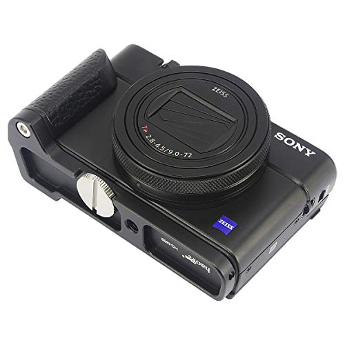 Haoge HG-M6B メタルハンドグリップ カメラスタンド for ソニー Sony Cyber-shot DSC RX100 VI / RX100 M6 / RX100VI / RX100M6 / RX100 VII / RX100 M7 / RX100VII / RX100M7 カメラ