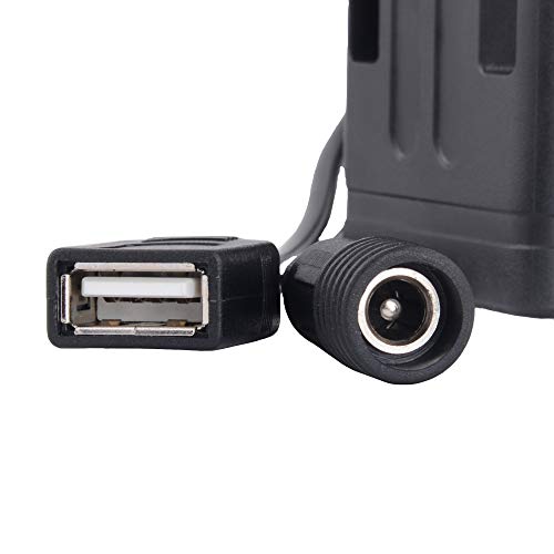 TrustFire 18650 バッテリーパックケース バッテリーカバー 便利なストラップ USB出力 取り付け簡単 自転車用 自転車ランプ用 緊急スマホ用充電器 ライディング用 充電池別売