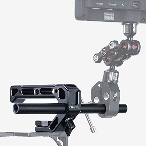 トップハンドル Arri対応ハンドル ARRI穴接続グリップ 汎用 ハンドルキット 撮影ハンドルグリップ カメラケージ カメラハンドル 15mmロッドクランプ 付き