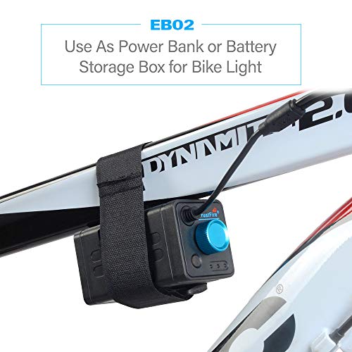 TrustFire 18650 バッテリーパックケース バッテリーカバー 便利なストラップ USB出力 取り付け簡単 自転車用 自転車ランプ用 緊急スマホ用充電器 ライディング用 充電池別売
