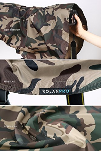 RolanPro レンズレインコート アーミーグリーン迷彩 [並行輸入品]