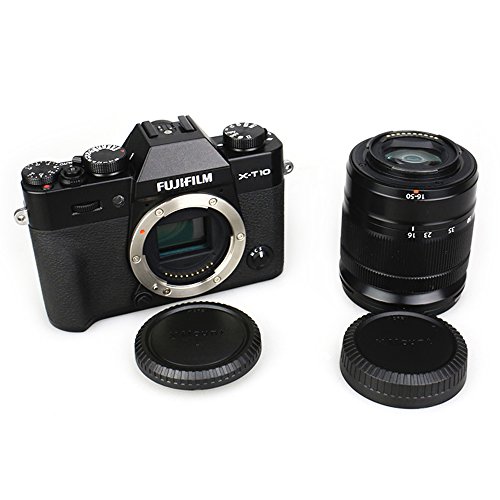 2個セット JJC カメラボディキャップ と レンズリアキャップ Fuji Fujifilm X-T3 X-T30 X-T2 X-T20 X-PRO2 X-PRO1 X-H1 X-T100 X-E3 X-A7 X-A5 X-T1 X-T10 X-E2 X マウント カメラ レンズ 用