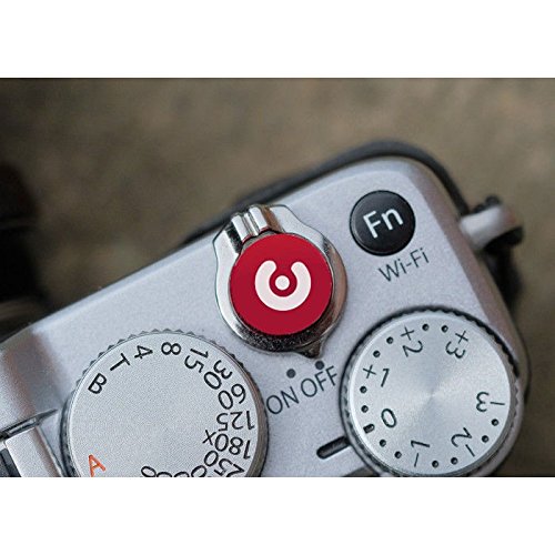 NinoLite カメラ 用 ソフトレリーズ シャッターボタン レッドとピンクの 2個セット ねじ込み式 ボタン FujiFilm Leica Sony 等対応