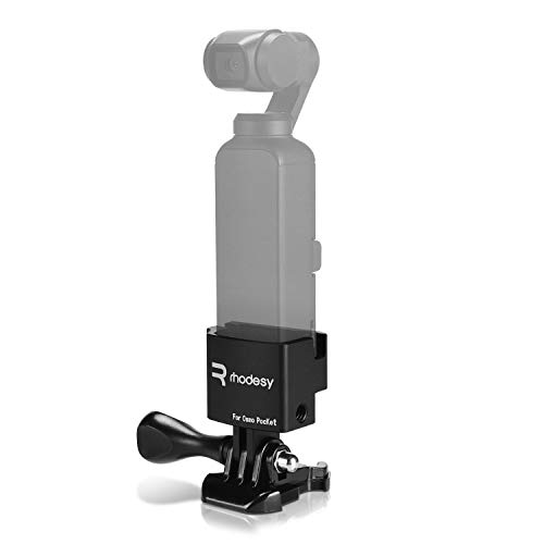 【ロデシー】 Rhodesy DJI OSMO POCKETに対応アクセサリー 拡張アダプターブラケット 1/4インチネジ 三脚マウント クイックリリースバックル 180°角度調節可能