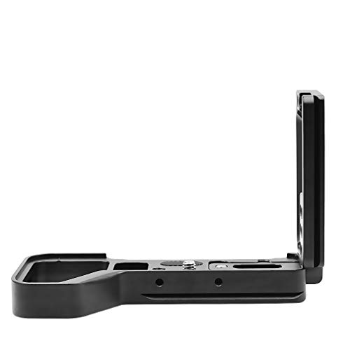 ブラック 金属製 L型クイックリリースプレートブラケット ハンドグリップ ソニー Sony Alpha A7R IV ILCE A7R IV 用 Arca-Swiss標準に対応