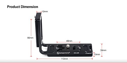 SUNWAYFOTO DPL-02R ユニバーサル（汎用） L型クイックリリースプレート アルカスイス RRS互換 DPL-02R 【正規日本代理店】