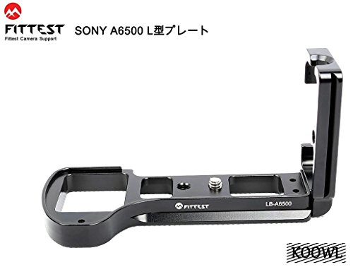 Sony ソニー α6500 A6500 ソニーアルファ6500 l型プレート L型クイックリリースプレート、Koowl製、コンパクトネスが優れた、取り外し可能な、耐磨耗性、 耐腐食性、ブラック