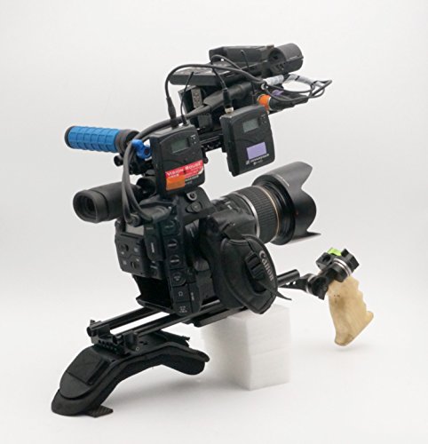 SMALLRIG 15mmロッド チーズロッド M12ネジ穴 300ｍm ブラック 15mmロッドシステム アルミニウム カメラアクセサリー 2本入り-1053