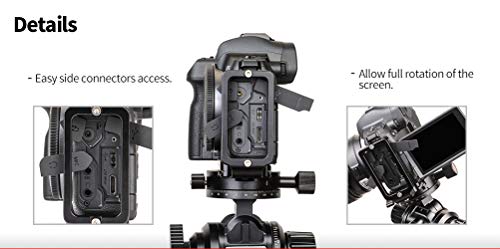SUNWAYFOTO PCL-R L型クイックリリースプレート Canon EOS R ボディ専用 アルカスイスタイプ RRSクランプ対応 PCL-R 正規日本代理店