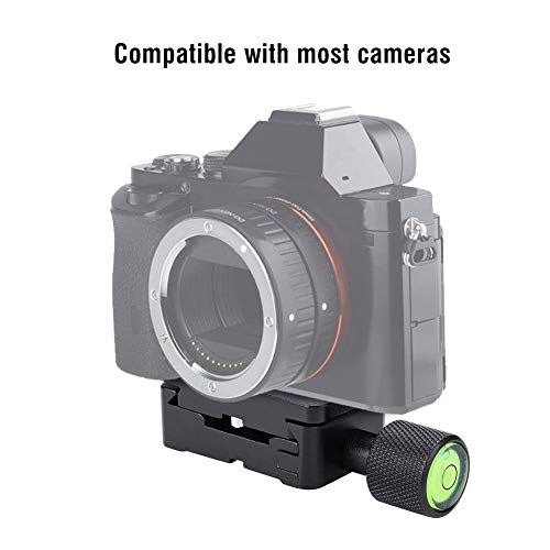 VBESTLIFE ミニクイックリリースプレート ベース ユニバーサルメタル 1/4インチスクリューバブルレベル デジタル一眼レフカメラ対応 最大積載量は2キロ