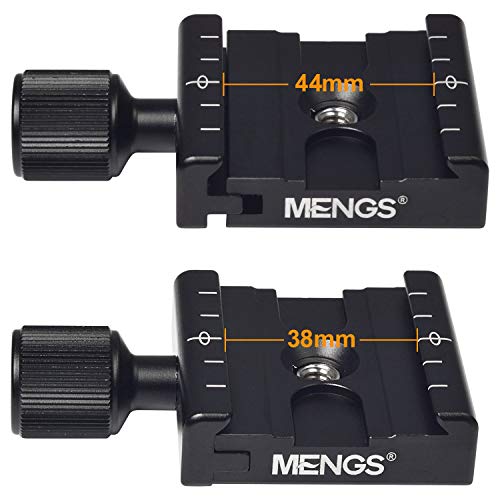 [MENGS] CL-50C アルカスイス適応 クランプ 50mm クイックリリース 標準 1 / 4ネジ付 クイックシュー 水準器付き カメラマウント 汎用 三脚 ボールヘッド 雲台 等 内蔵バブルレベル Arca-Swiss規格に準拠