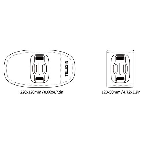 オズモ アクション用バックパックマウント 360度回転フック付 調節可能 アクションカメラ用 登山 サイクリング 旅行に最適Gopro Hero7/6/5/4/3/2、Gopro session、DJI Osmo Action Xiaomiなどのスポーツカメラに対応 (ベルト+回転可能フック)