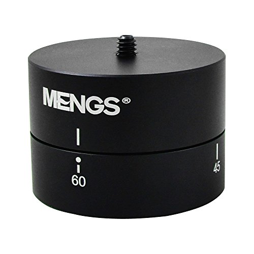 [MENGS] 360TL-60 自動回転 60分 360度 パノラマ 雲台 三脚アダプタ GoPro DSLRカメラ対応