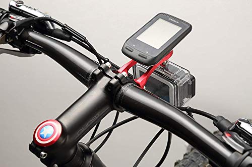 Best Tek Garmin Edge 拡張フロントマウント Gopro バイクハンドルバーマウント NiteRiderアダプター、Gopro スポーツアクションカメラ、Garmin Edge 25 130 200 500 510 520 800 810 820 1000 1030用