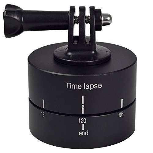 [MENGS] 360TL-120 360度120分パナロミックタイムラプス三脚ヘッド付き1/4 ''マウントソクセット用Gopro Isawスポーツアクションカメラとスマートフォン