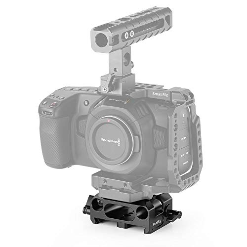 SMALLRIG BMPCC 4K用ベースプレート 15mmロッドサポートシステム付き（SmallRig Cage 2255互換のみ）-2267