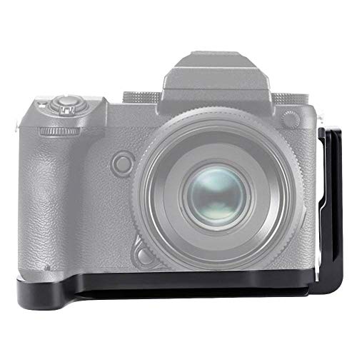 EBTOOLS カメラグリップ アルミ合金L型クイックリリースプレート15.5 x 7.8 cm カメラプレートクランプ L型ブラケット 六角レンチ付き 富士フイルム Fuji GFX-50S デジタルカメラに適合