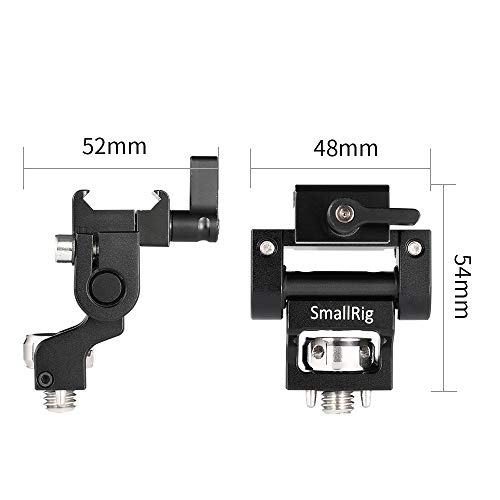 SMALLRIG モニターホルダーマウント Arriアクセサリーピン-NATOレール規格 180°調整可能-2256