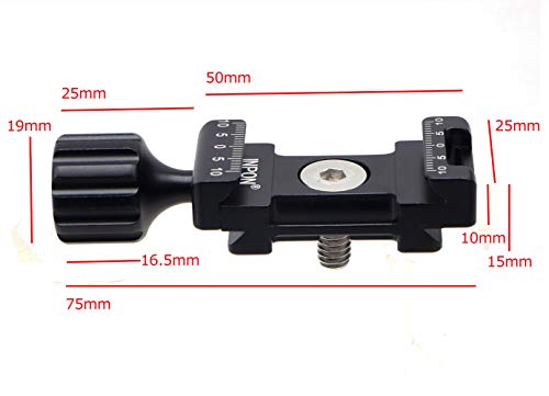 INPON 25mm クイックリリースクランプ アルカスイス互換 ストラップホール