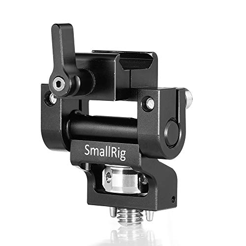 SMALLRIG モニターホルダーマウント Arriアクセサリーピン-NATOレール規格 180°調整可能-2256