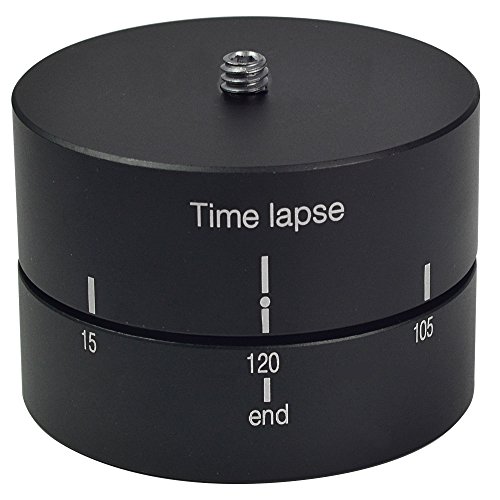 [MENGS] 360TL-120 360度120分パナロミックタイムラプス三脚ヘッド付き1/4 ''マウントソクセット用Gopro Isawスポーツアクションカメラとスマートフォン