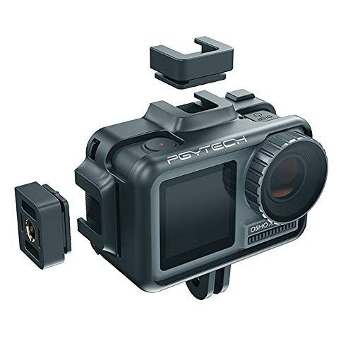 Penivo カバー シェルハウジング カメラ Vlog フレーム DJI Osmo Action 対応 保護ケース カメラ アクセサリー