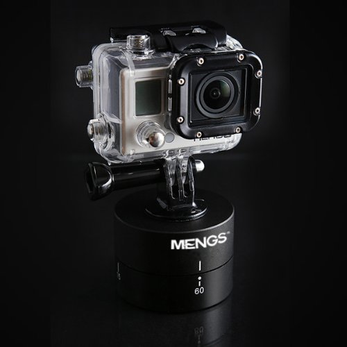 [MENGS] 360TL-60 自動回転 60分 360度 パノラマ 雲台 三脚アダプタ GoPro DSLRカメラ対応