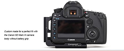 SUNWAYFOTO PCL-5DIIIR L型クイックリリースプレート Canon キャノン イオス EOS 5D III ボディ専用 アルカスイスタイプ RRSクランプ対応　PCL-5DIIIR 【正規日本代理店】